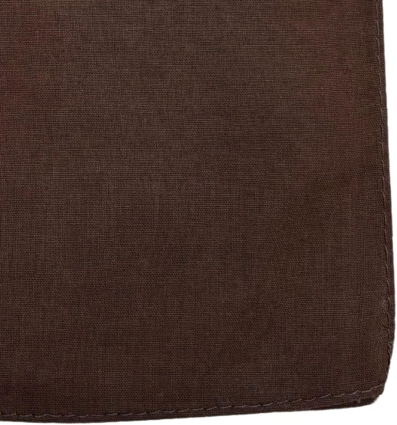 MD Style 100% Cotton Solid Color Bandana for Men & Women 22" x 22" Handkerchief Headband Scarf - Image 2